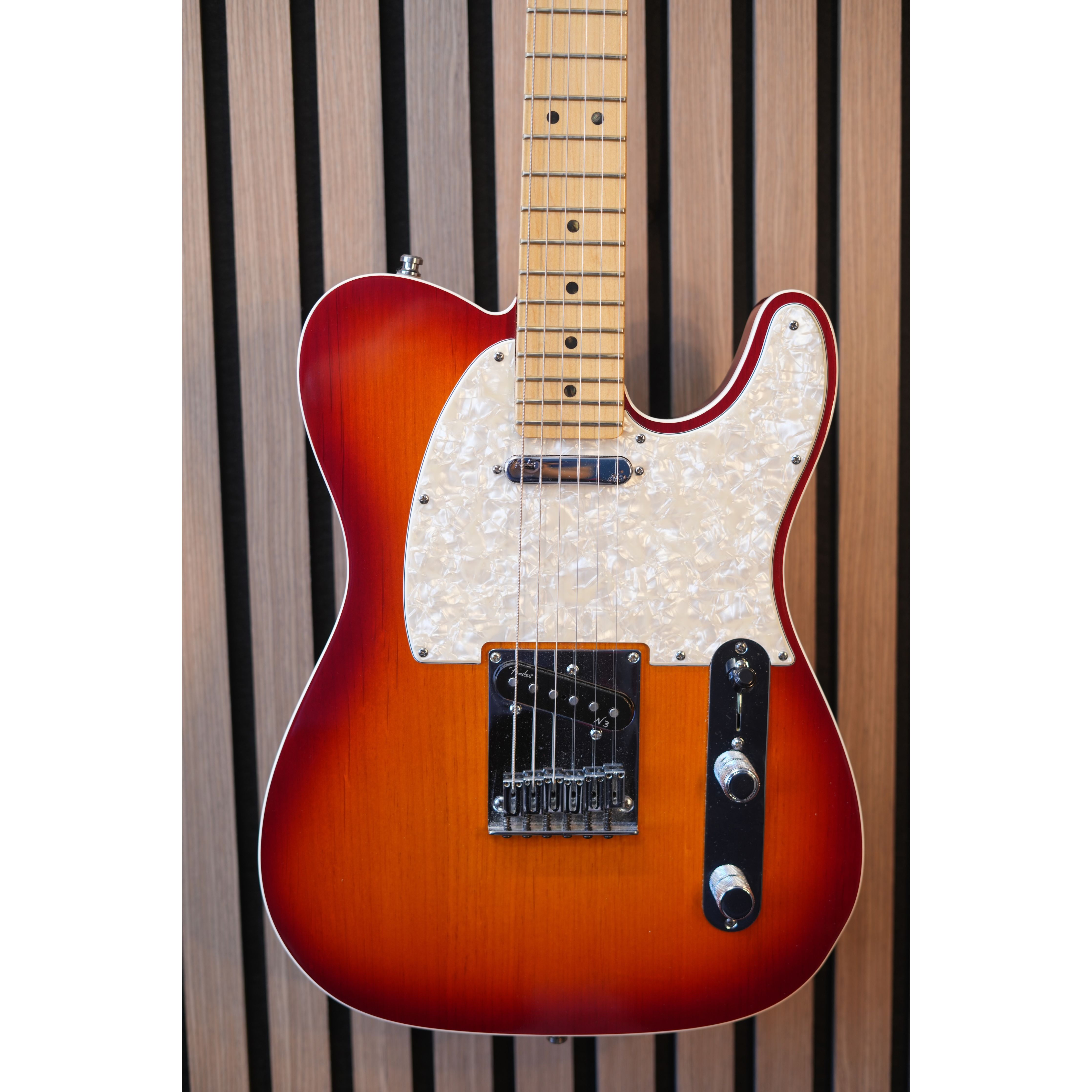 Fender American Deluxe Telecaster Electric Guitar 2012 USA in Aged Cherry Burst with Hardcase Pre-Owned