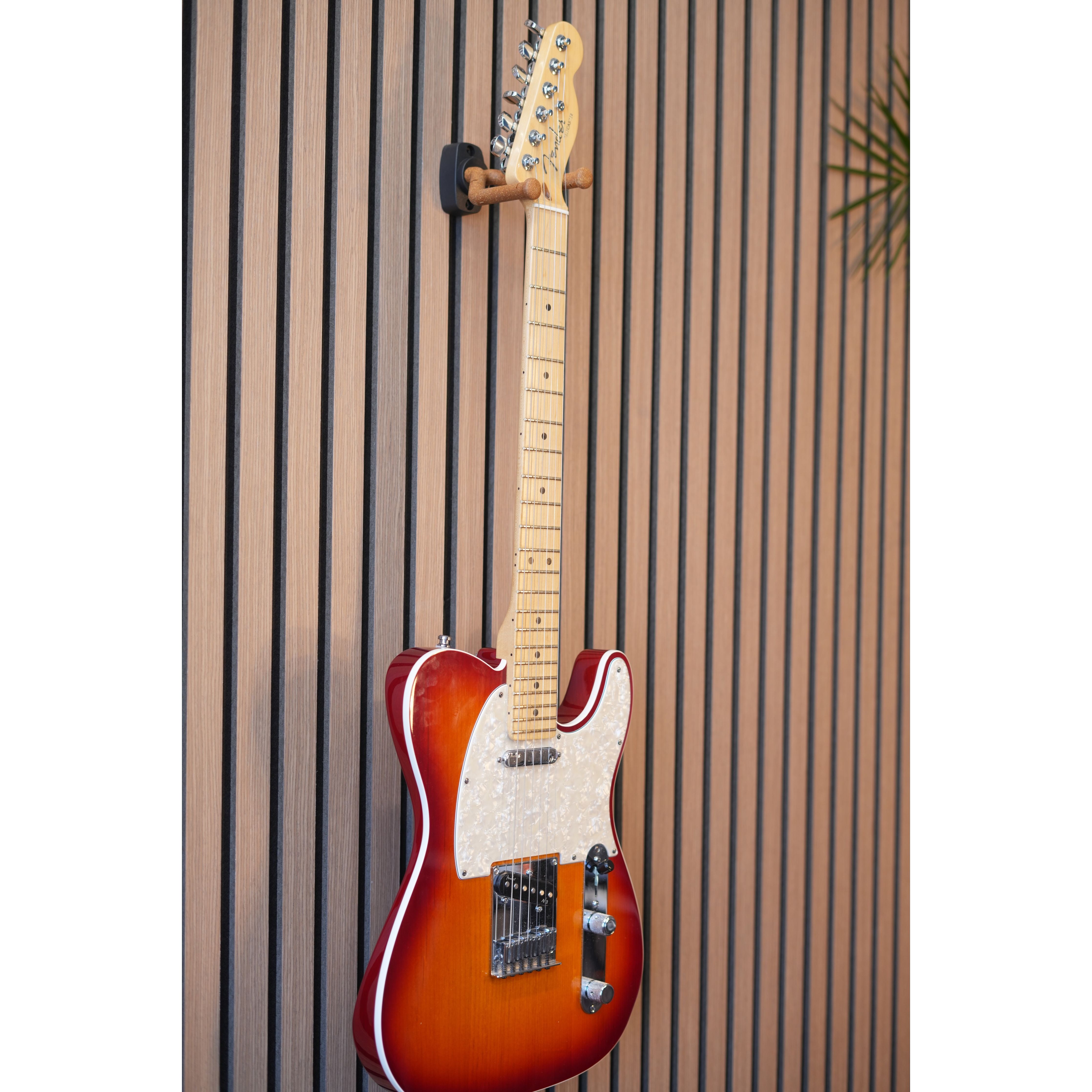 Fender American Deluxe Telecaster Electric Guitar 2012 USA in Aged Cherry Burst with Hardcase Pre-Owned