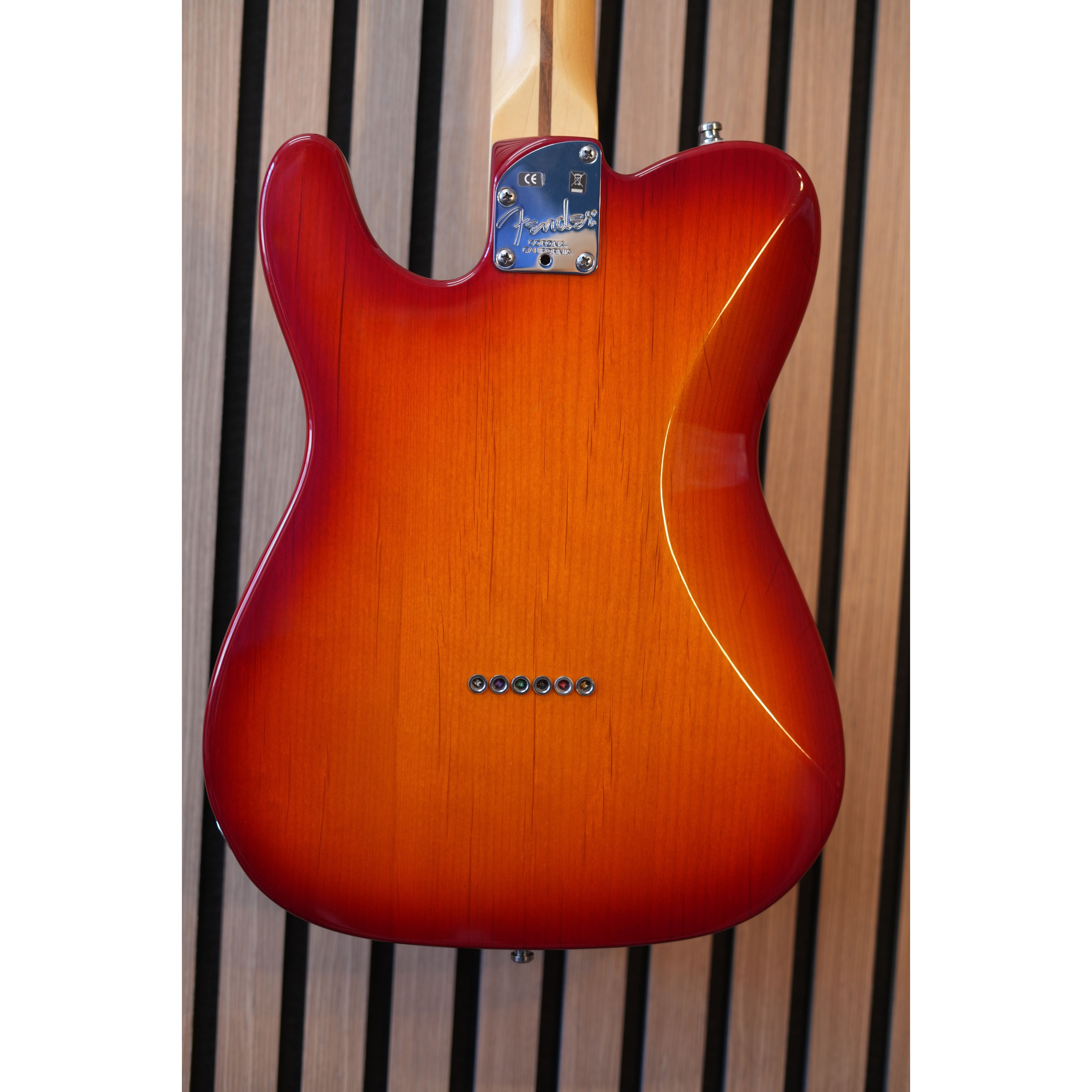 Fender American Deluxe Telecaster Electric Guitar 2012 USA in Aged Cherry Burst with Hardcase Pre-Owned