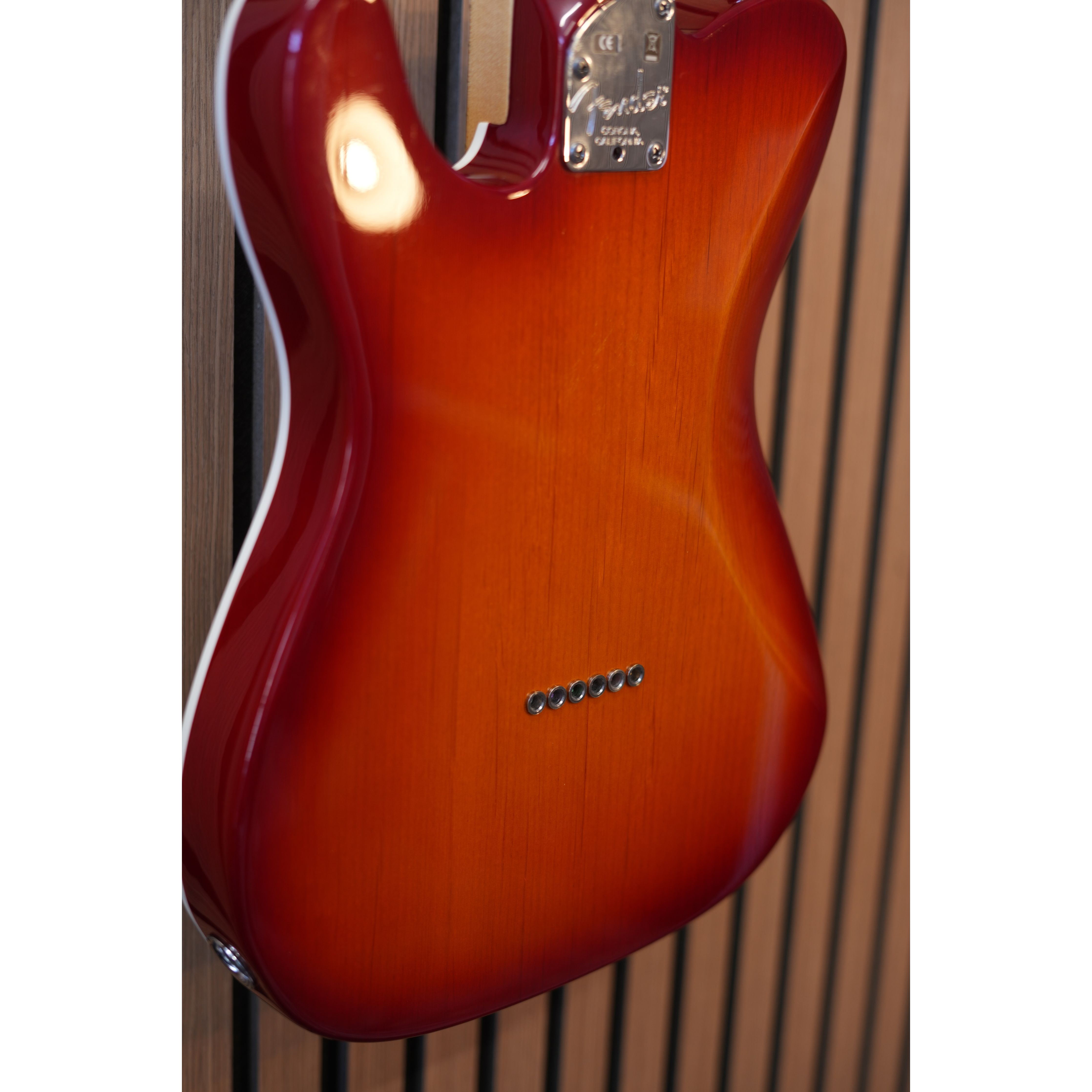 Fender American Deluxe Telecaster Electric Guitar 2012 USA in Aged Cherry Burst with Hardcase Pre-Owned