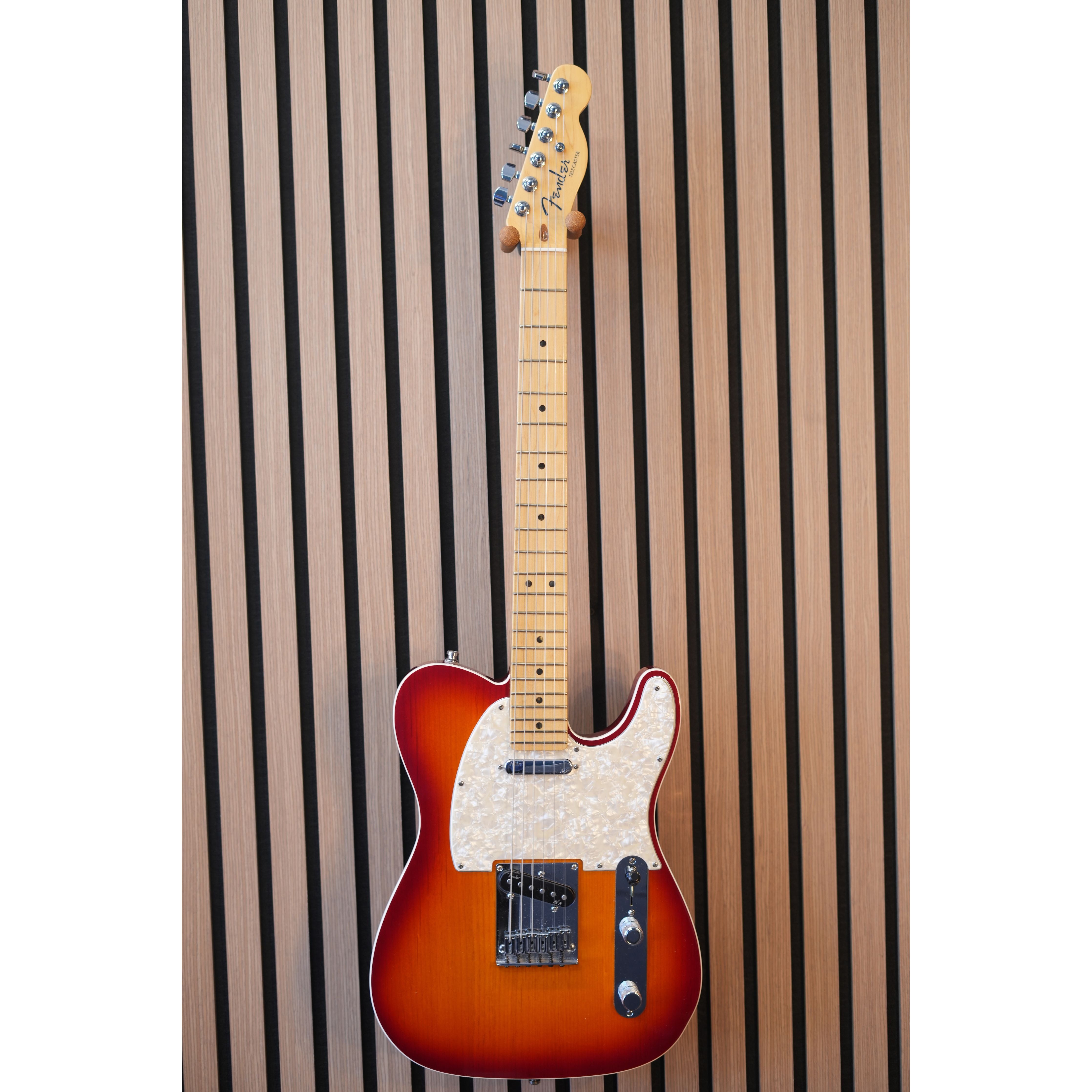 Fender American Deluxe Telecaster Electric Guitar 2012 USA in Aged Cherry Burst with Hardcase Pre-Owned
