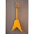 Vintage V60 "Flying V" Electric Guitar in Trans Amber Pre-Owned
