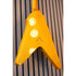 Vintage V60 "Flying V" Electric Guitar in Trans Amber Pre-Owned
