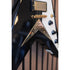 Vintage V60 "Flying V" Electric Guitar in Gloss Black with Gigbag Pre-Owned