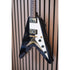Vintage V60 "Flying V" Electric Guitar in Gloss Black with Gigbag Pre-Owned