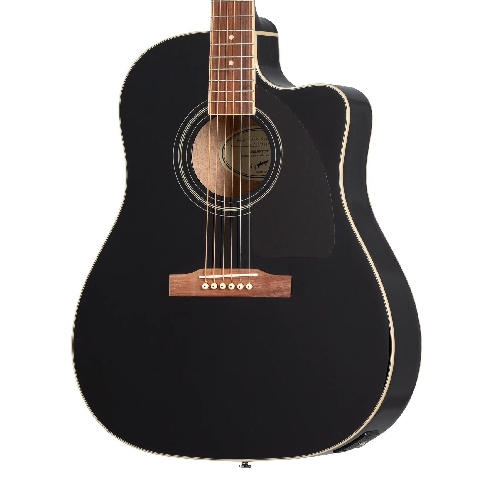 Epiphone J-45 EC Studio, Acoustic Guitar Ebony