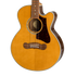Epiphone J-200 Studio Parlor EC, Acoustic Guitar Vintage Natural
