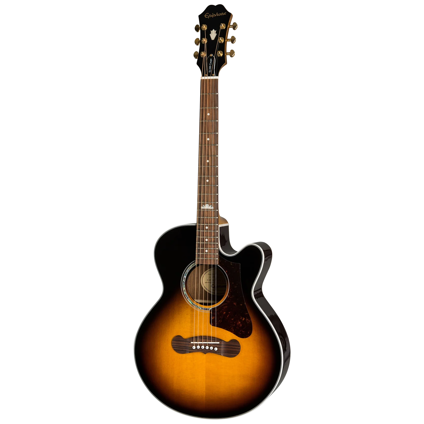 Epiphone J-200 Studio Parlor EC, Acoustic Guitar Vintage Sunburst