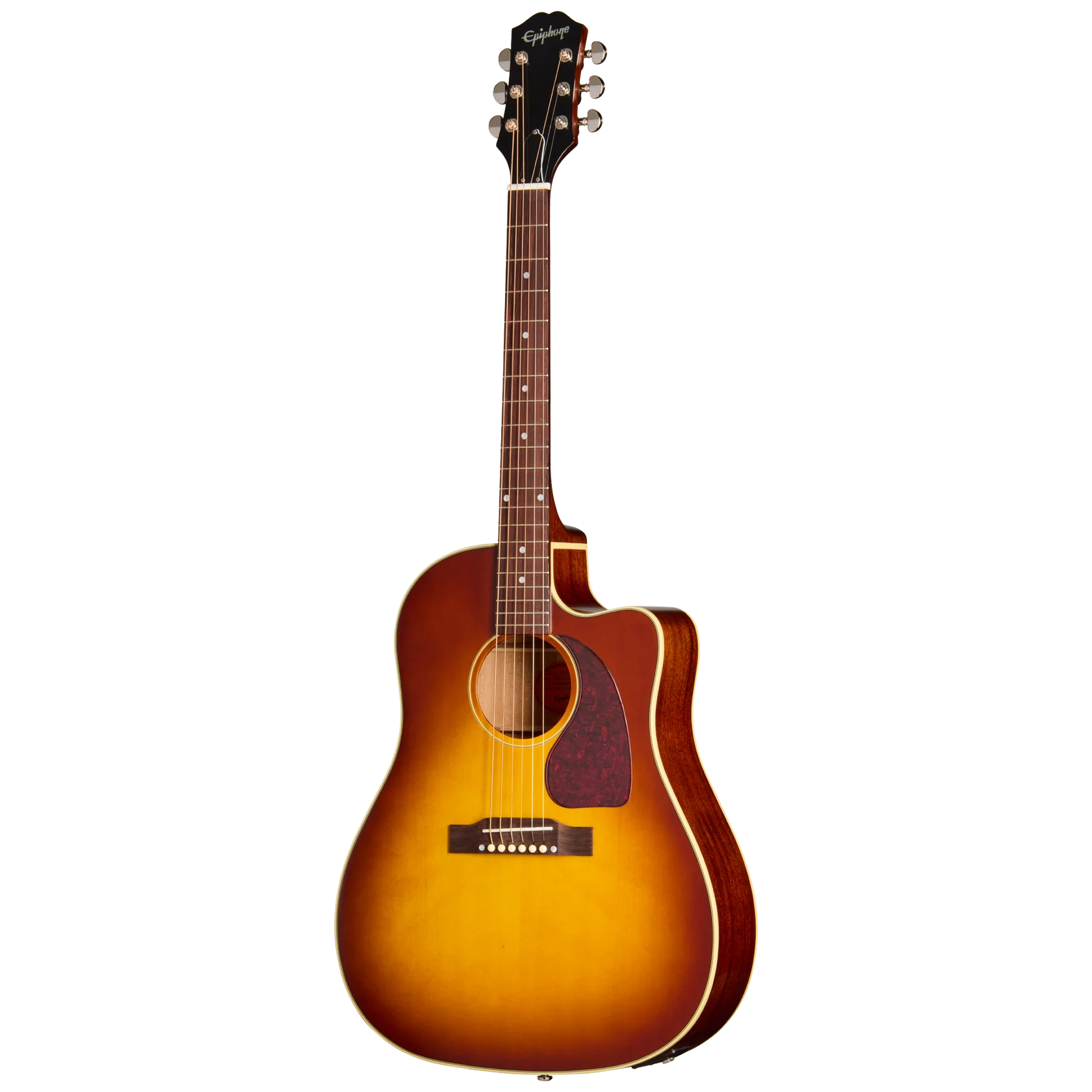 Epiphone J-45 Standard EC, Acoustic Guitar Honey Burst