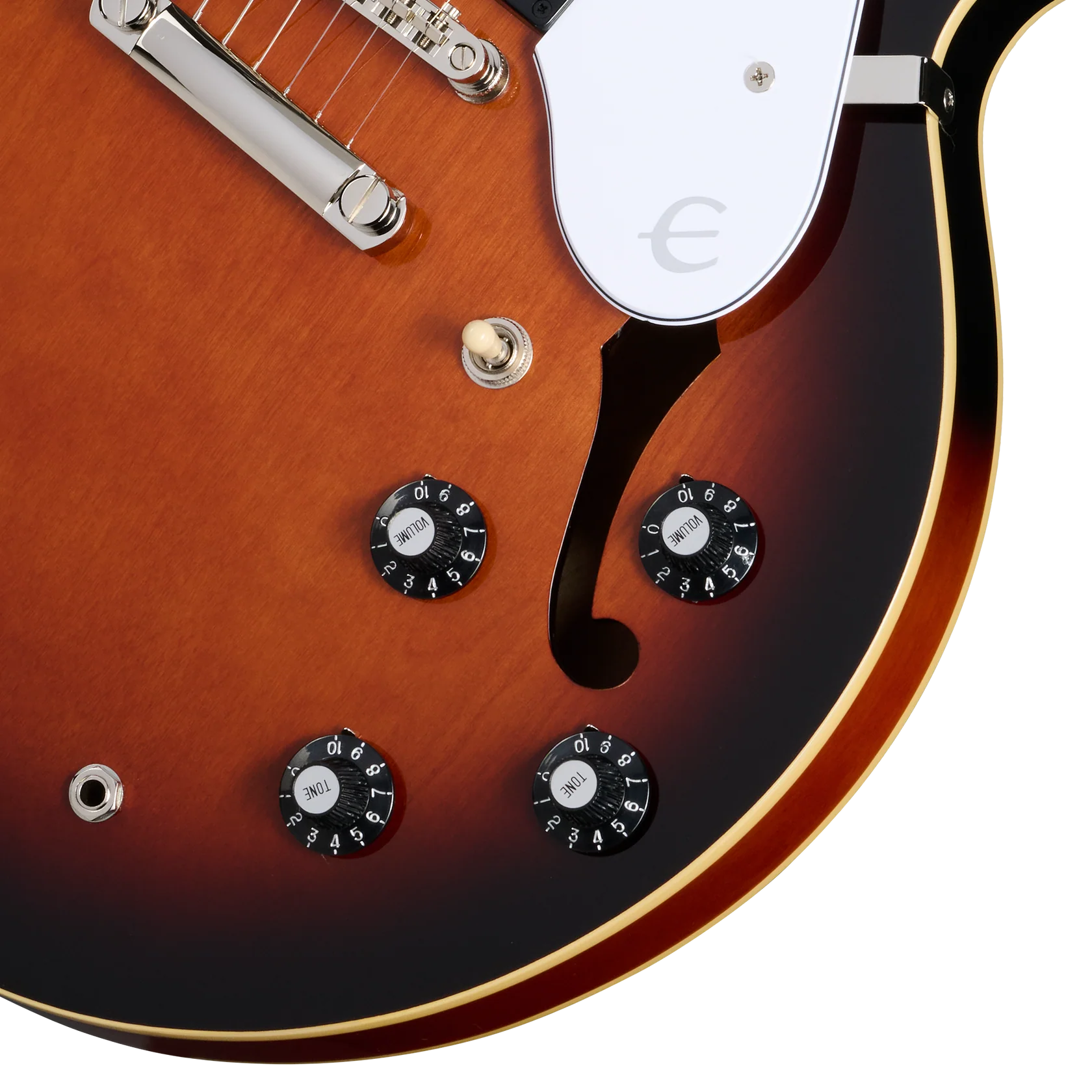 Epiphone Bonehead Riviera, Dark Tobacco Sunburst