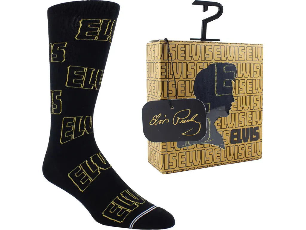 Perri's Licensed Sock Gift Box ~ Elvis