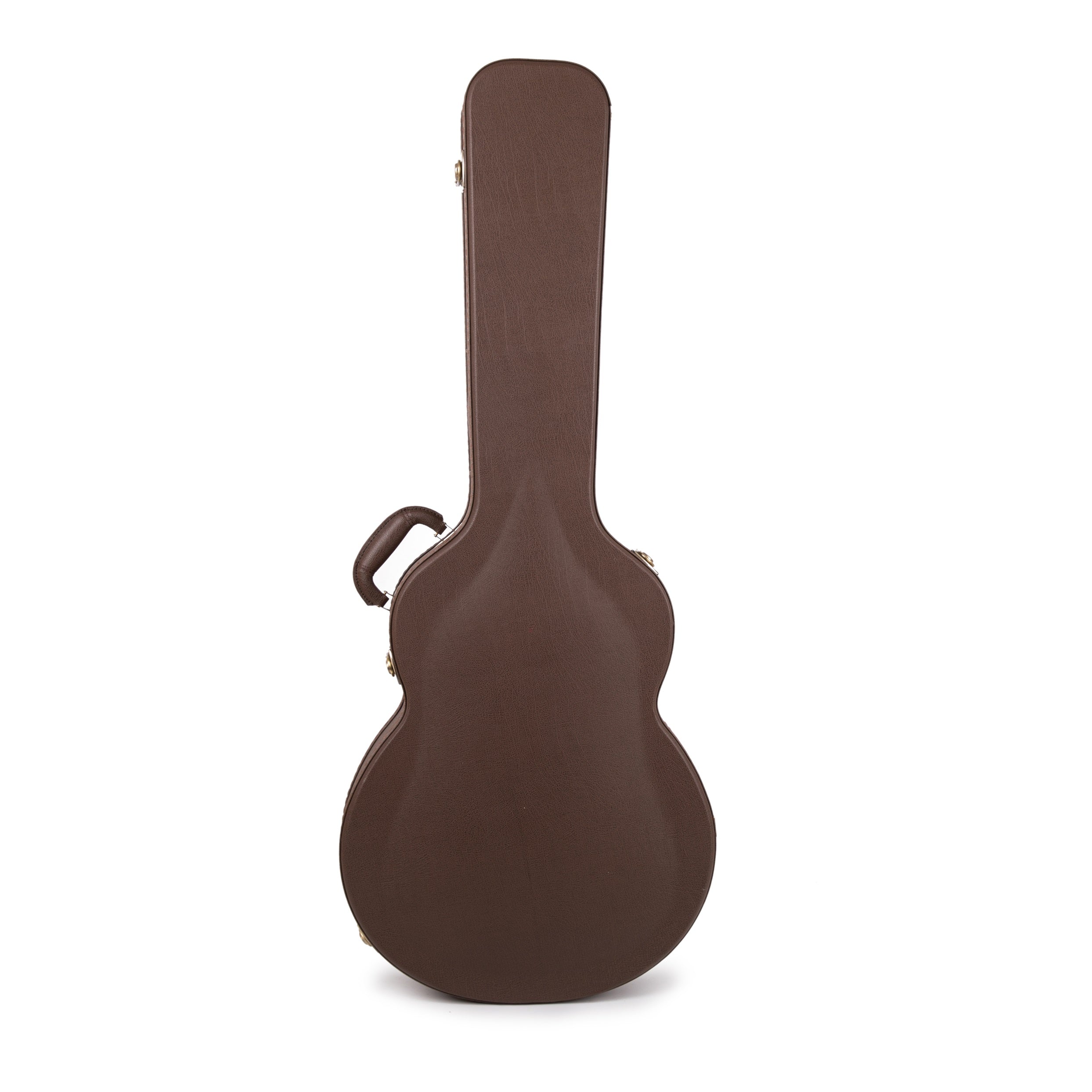 Deluxe Arch Top Wood Case 335 Style Guitars-Brown