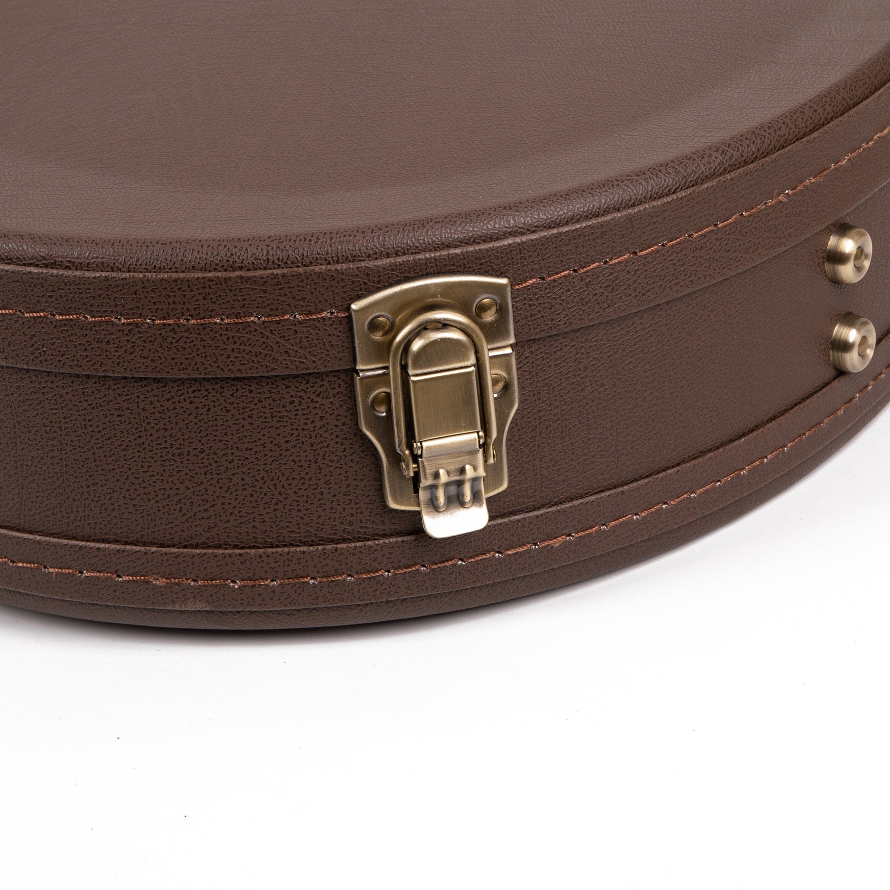 Deluxe Arch Top Wood Case 335 Style Guitars-Brown