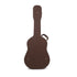Deluxe Arch Top Wood Case Dread/12 String Guitars-Brown