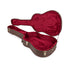 Deluxe Arch Top Wood Case Dread/12 String Guitars-Brown
