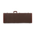 Deluxe Hard-Shell Wood Case Electric Guitars-Brown