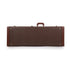 Deluxe Hard-Shell Wood Case Electric Guitars-Brown