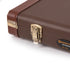 Deluxe Hard-Shell Wood Case Electric Guitars-Brown