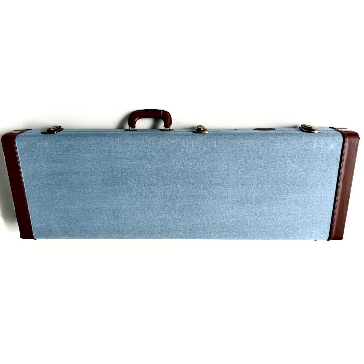Deluxe Hard-Shell Wood Case Electric Guitars-Denim Blue