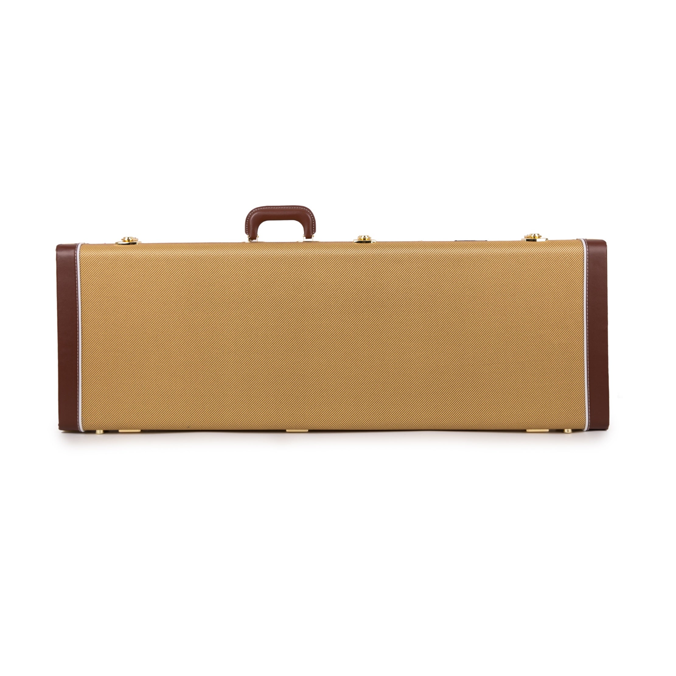 Deluxe Hard-Shell Wood Case Electric Guitars Tweed