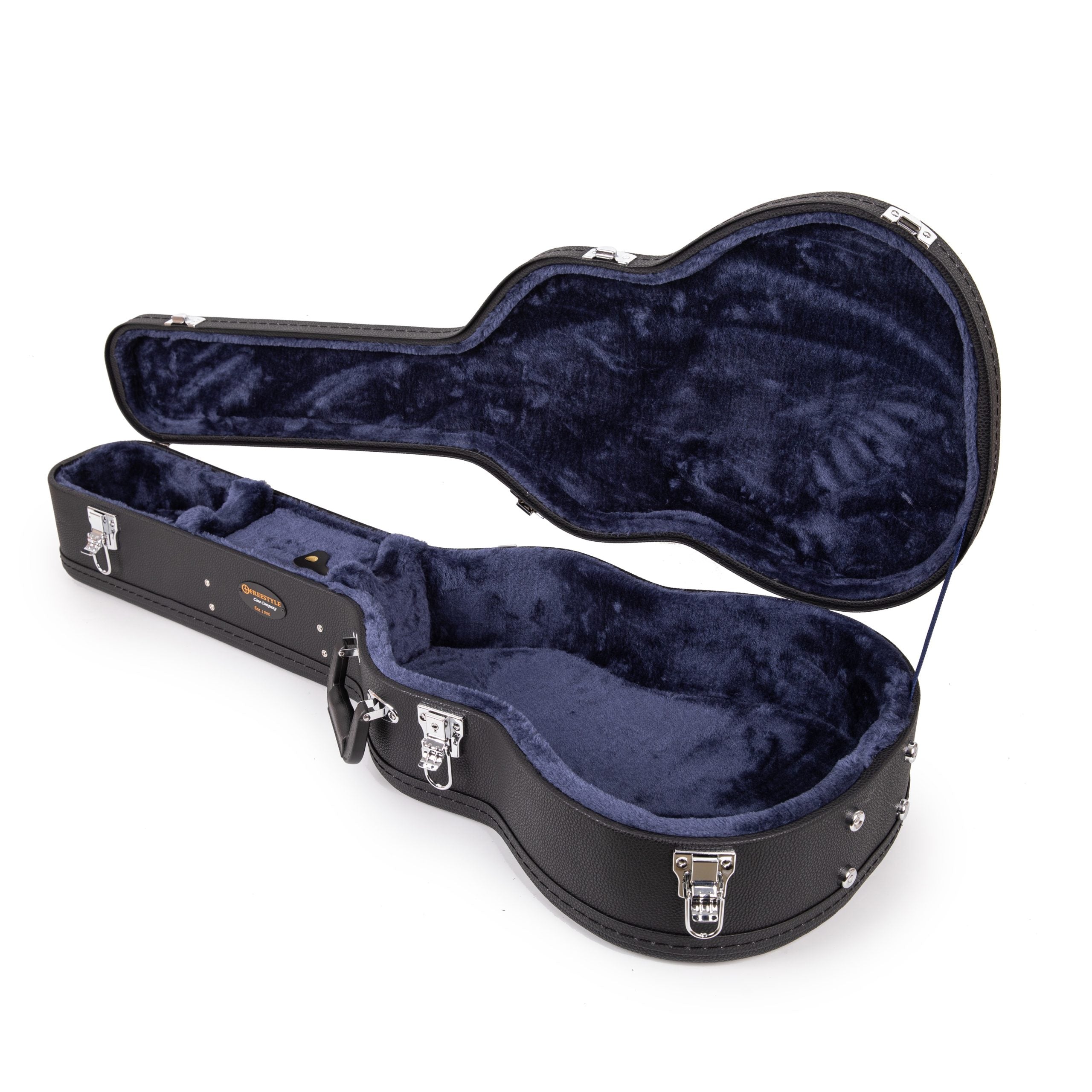 Deluxe Arch Top Wood Case Mini Acoustic Guitars