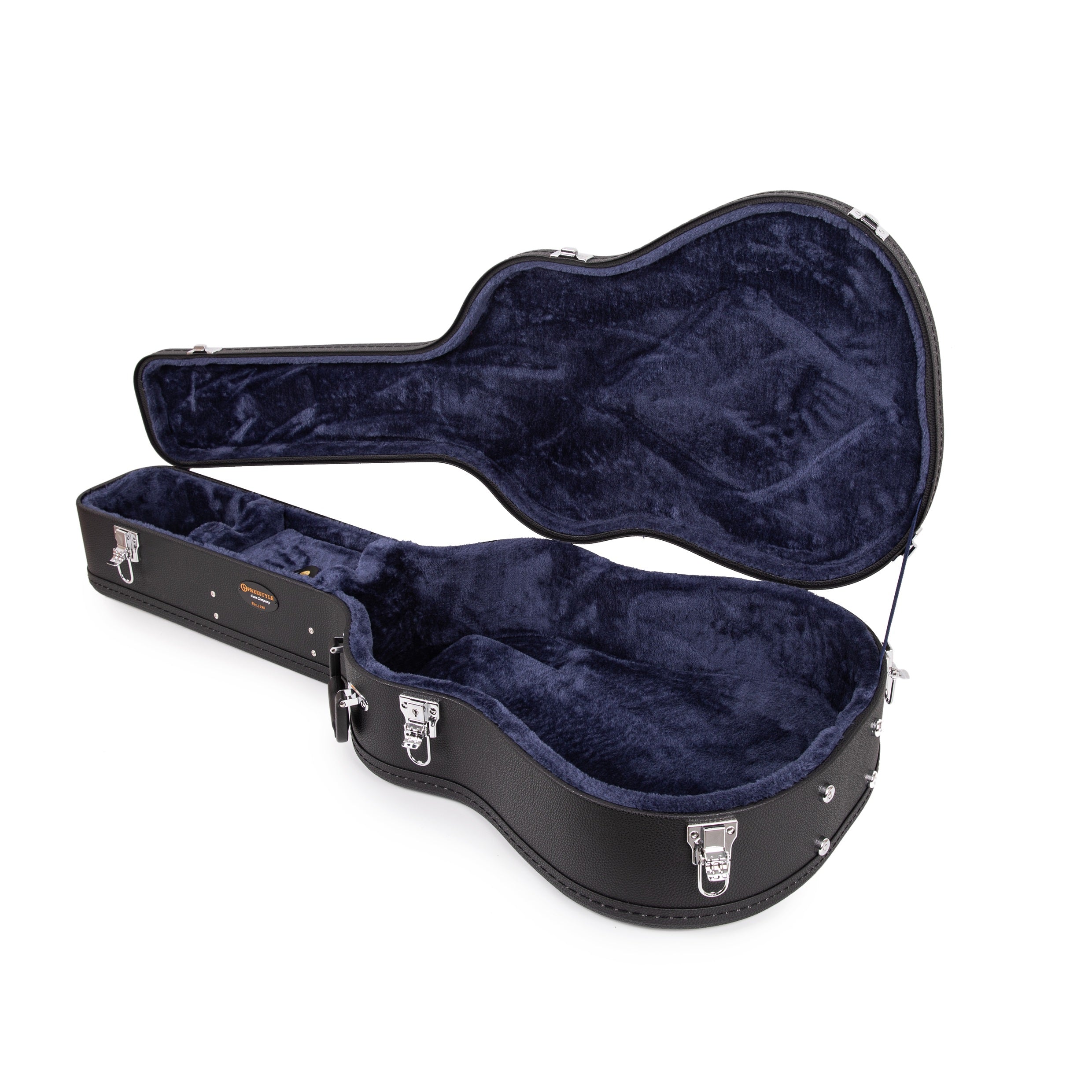 Deluxe Arch Top Wood Case 000 Folk Style Guitars