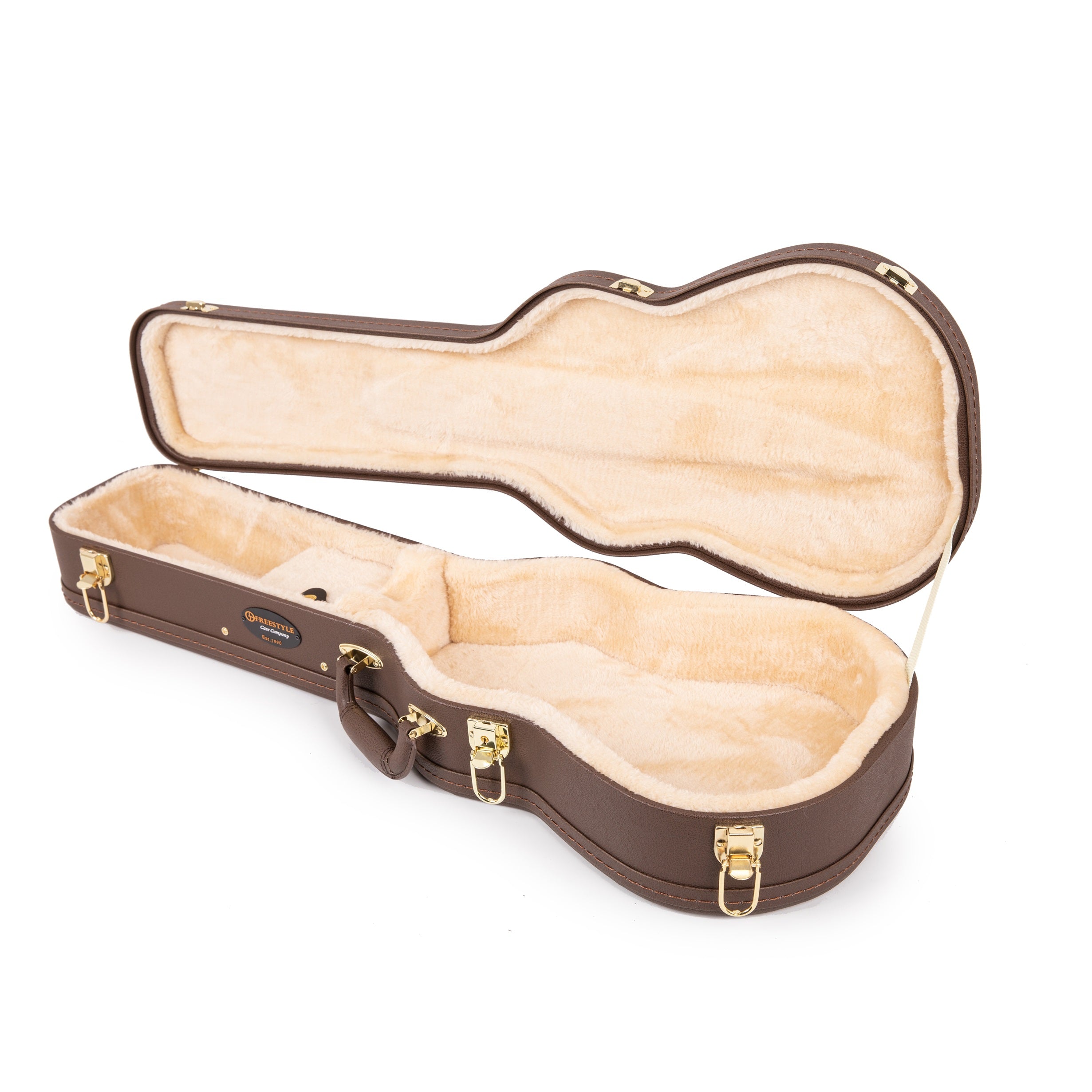 Deluxe Hard-Shell Wood Case Baritone Ukulele