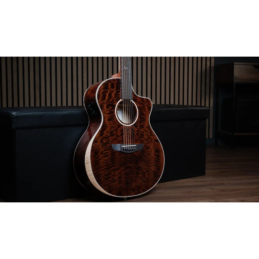 Faith FX Neptune Cutaway Electro Dark Natural Gold Acoustic Guitar