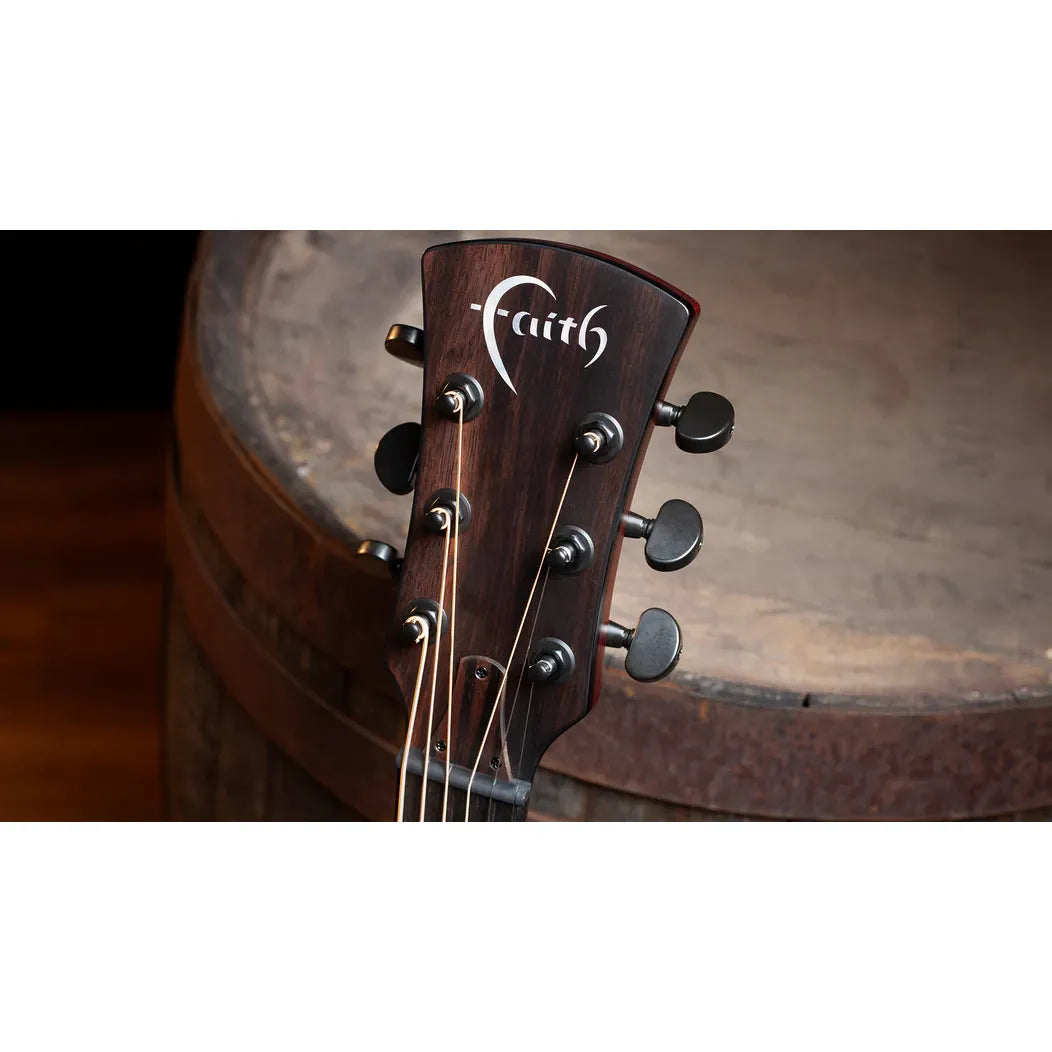 Faith Nexus Neptune - Cutaway - Electro Thru-Black Acoustic Guitar