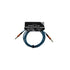 Tanglewood Flex "Braided' Cable 10ft Straight / Straight in Blue