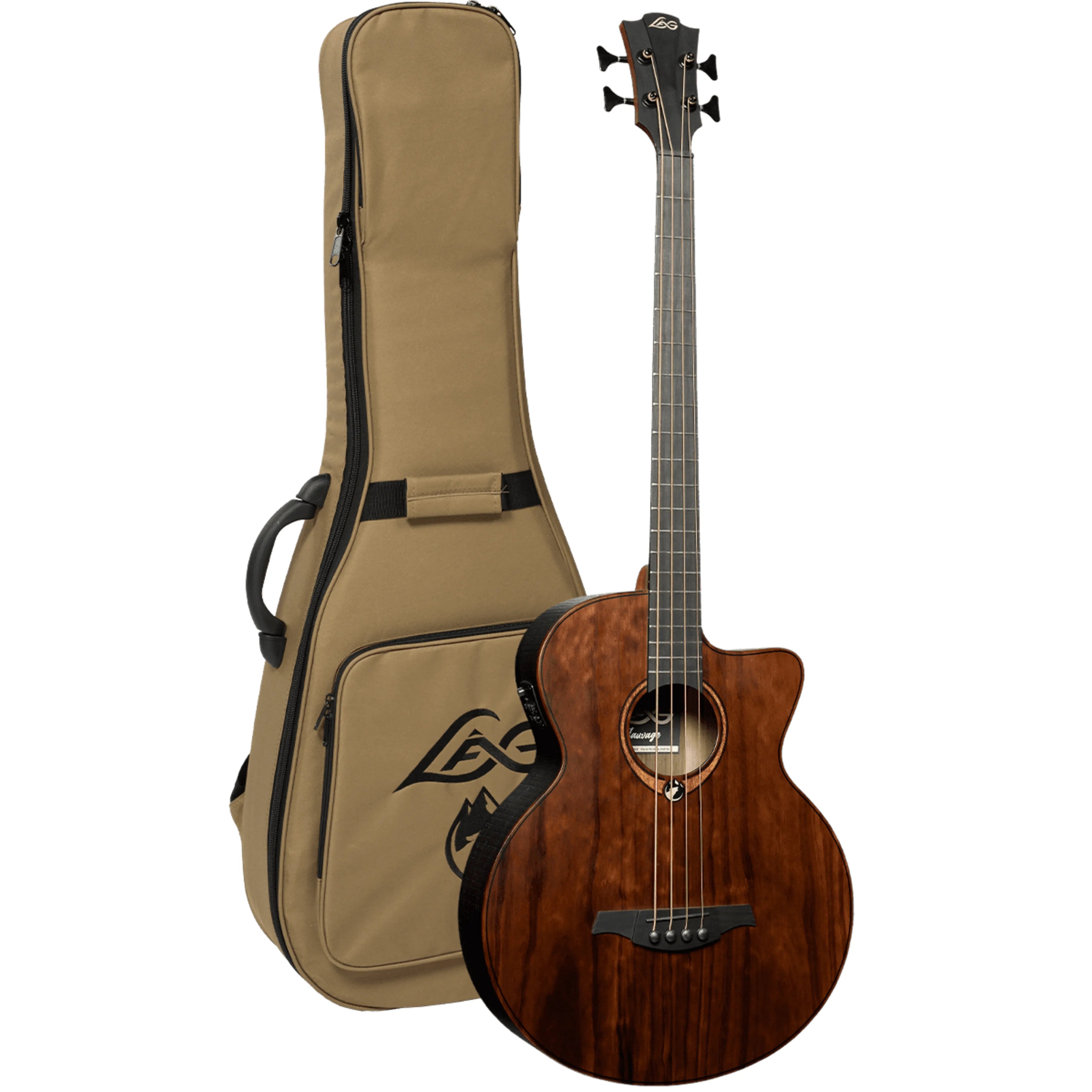 LAG Sauvage Acoustic Bass Cutaway Electro