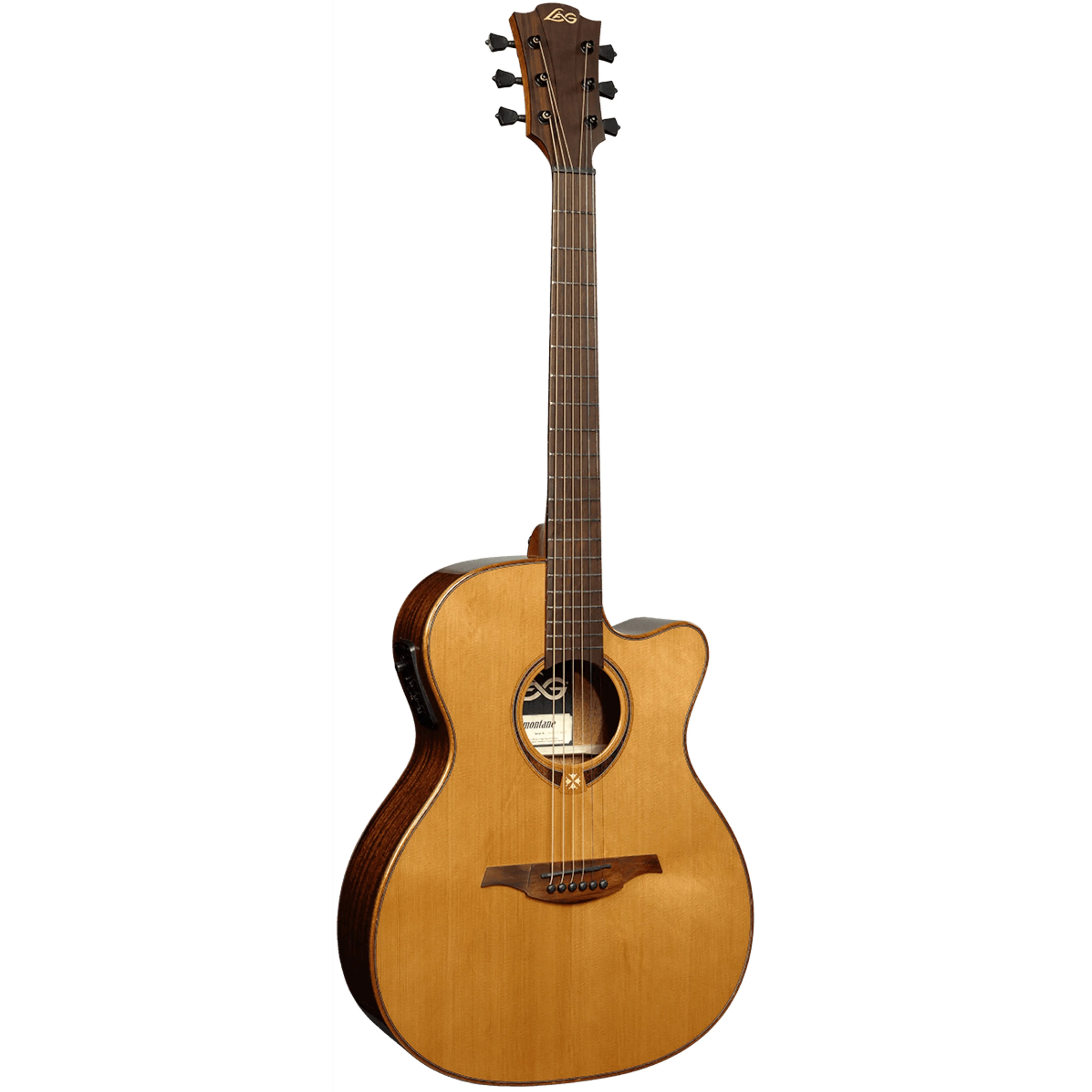 LAG Tramontane 118 Electro Acoustic Guitar Auditorium Slim Cutaway Electro in Natural
