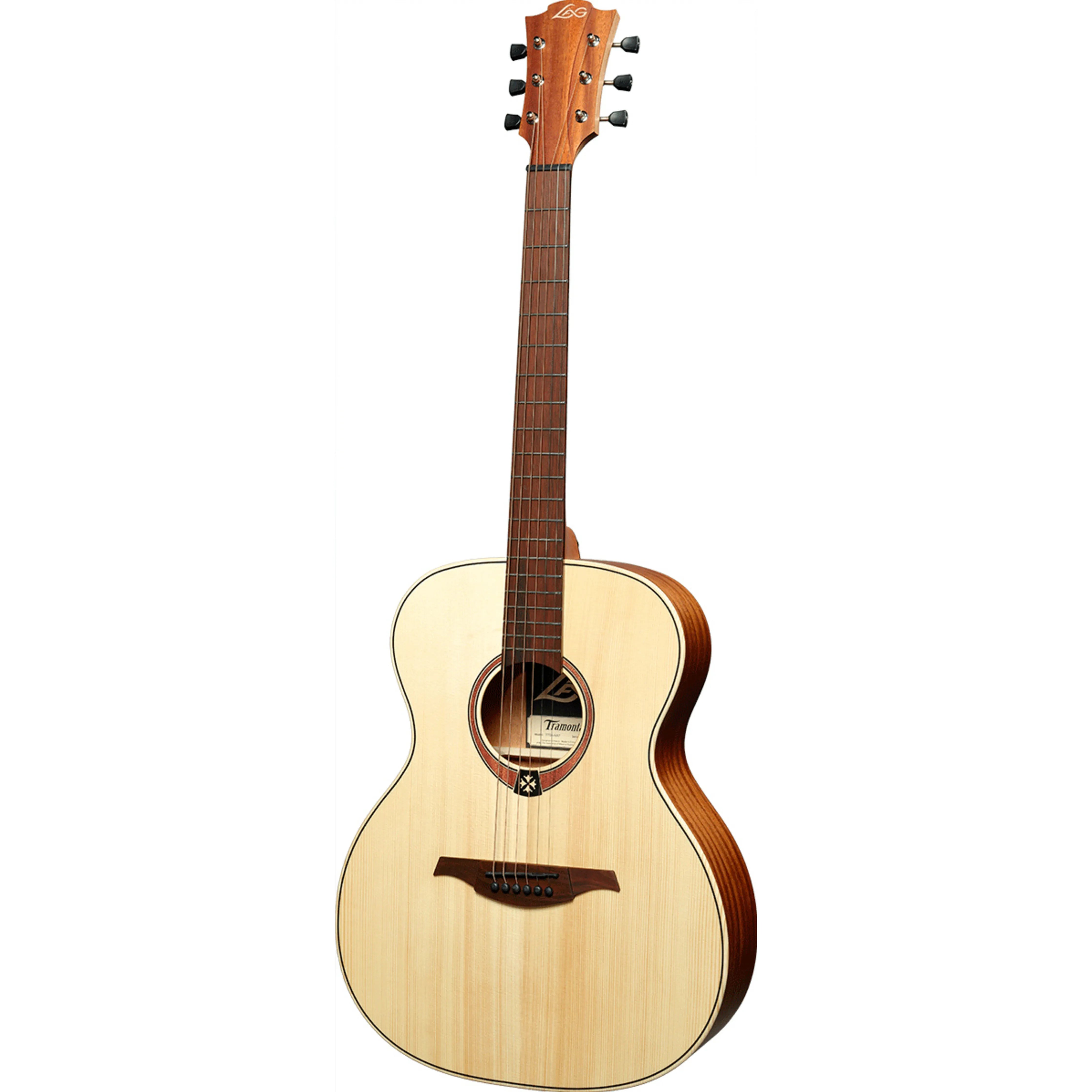 LAG Tramontane 70 Natural Auditorium Acoustic Guitar