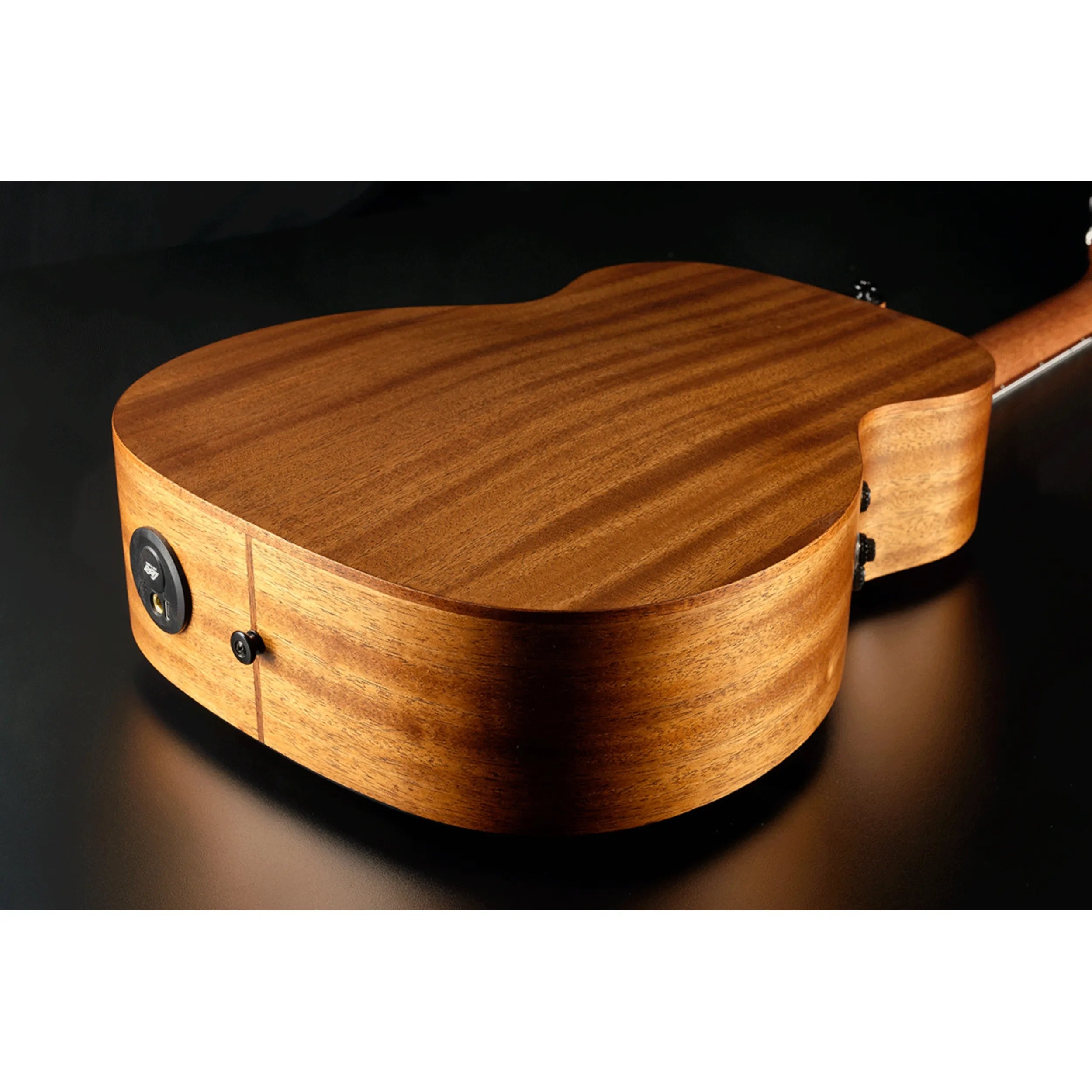 LAG BlueWave 2 Nylon Black Travel Electro Acoustic Guitar