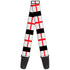 Buckle Down England Flag Guitar Strap
