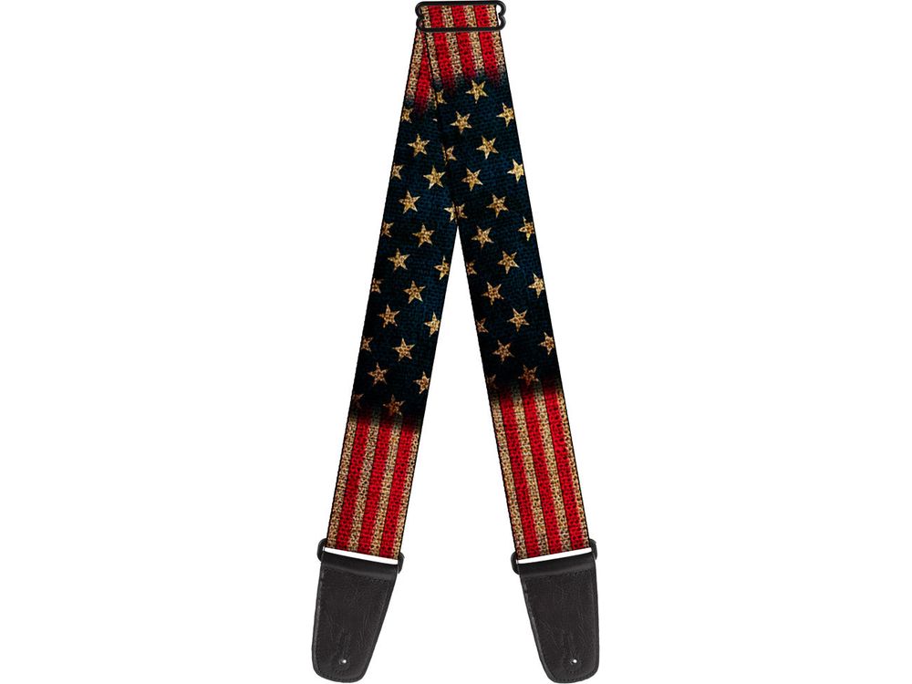 Buckle Down Vintage USA Flag Guitar Strap