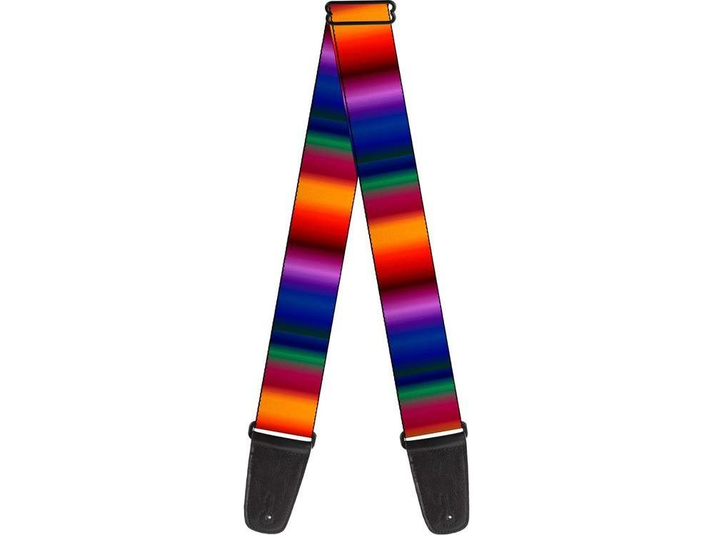 Buckle Down Zarape3 Vertical Multi Color Guitar Strap