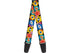 Buckle Down Funky Eye Flowers Guitar Strap