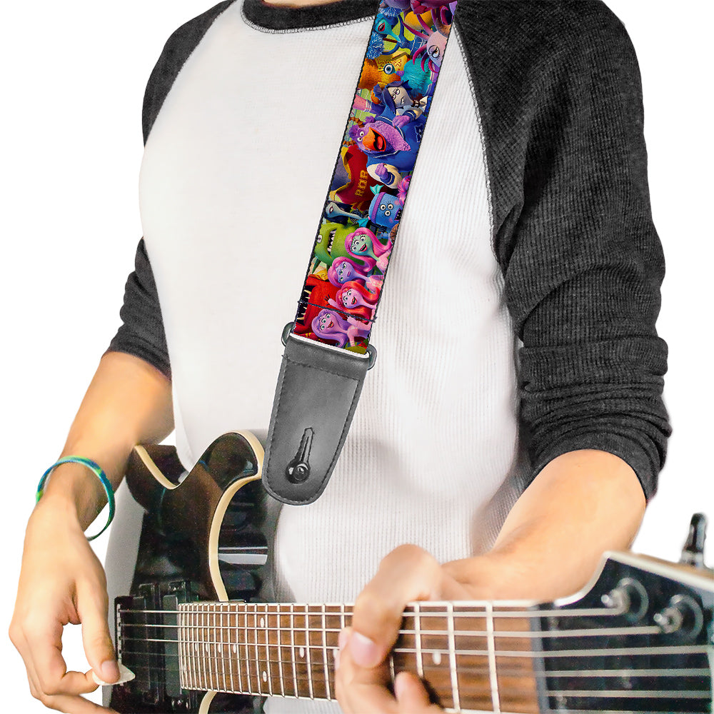 Buckle Down Monsters University Stacked Guitar Strap
