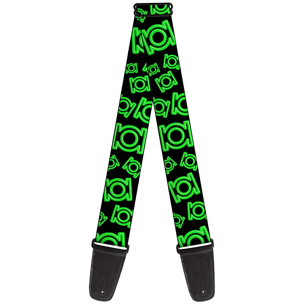Buckle Down Green Lantern Logo Guitar Strap