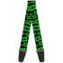 Buckle Down Green Lantern Logo Guitar Strap