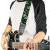 Buckle Down Harry Potter Slytherin Logo Green Guitar Strap