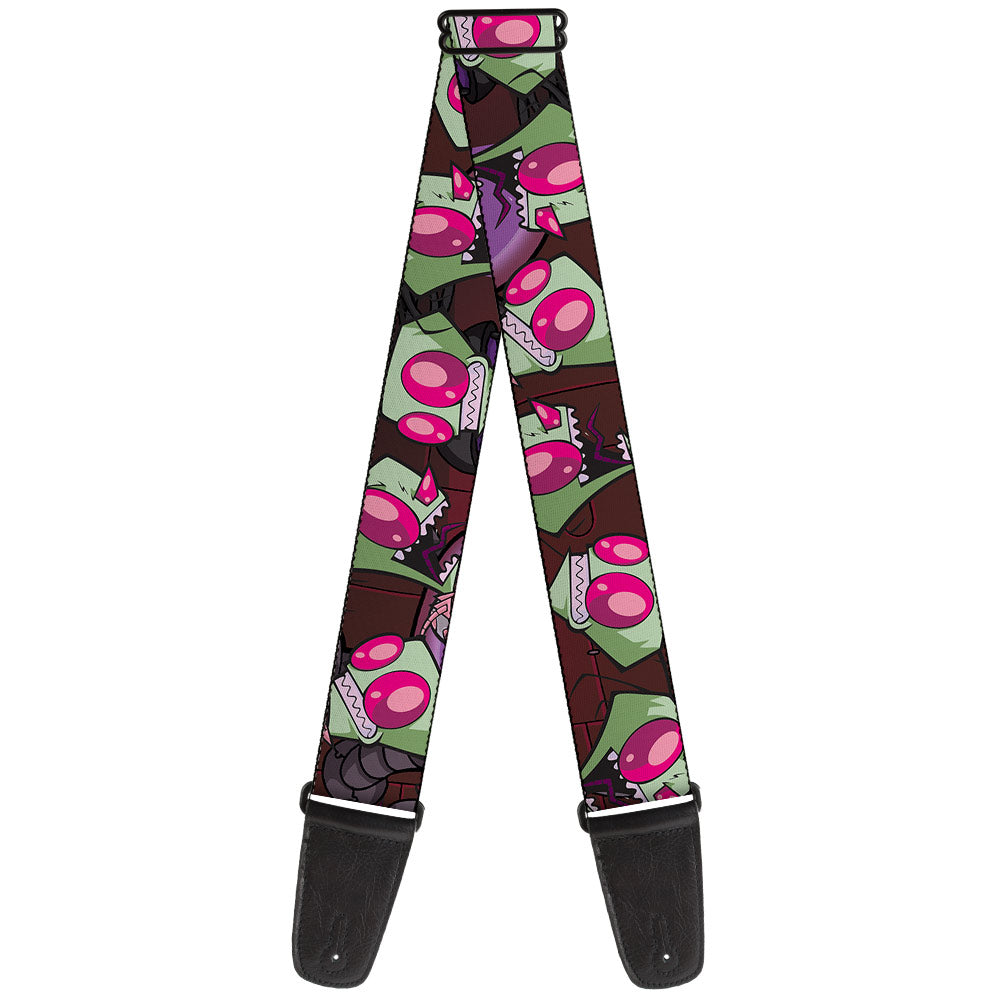 Buckle Down Invader Zim Close-Up Poses Reds Guitar Strap