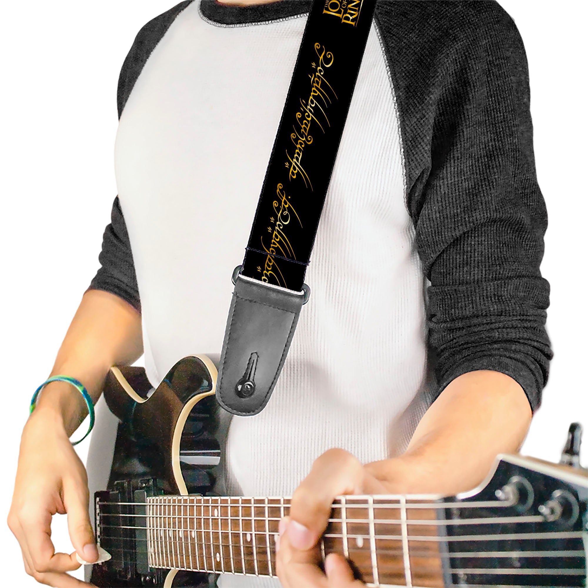 Buckle Down The Lord Of The Rings Guitar Strap