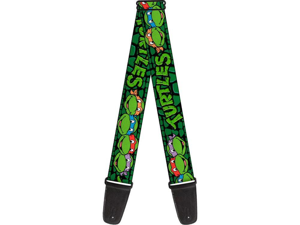 Buckle Down Classic Ninja Turtles Group Guitar Strap