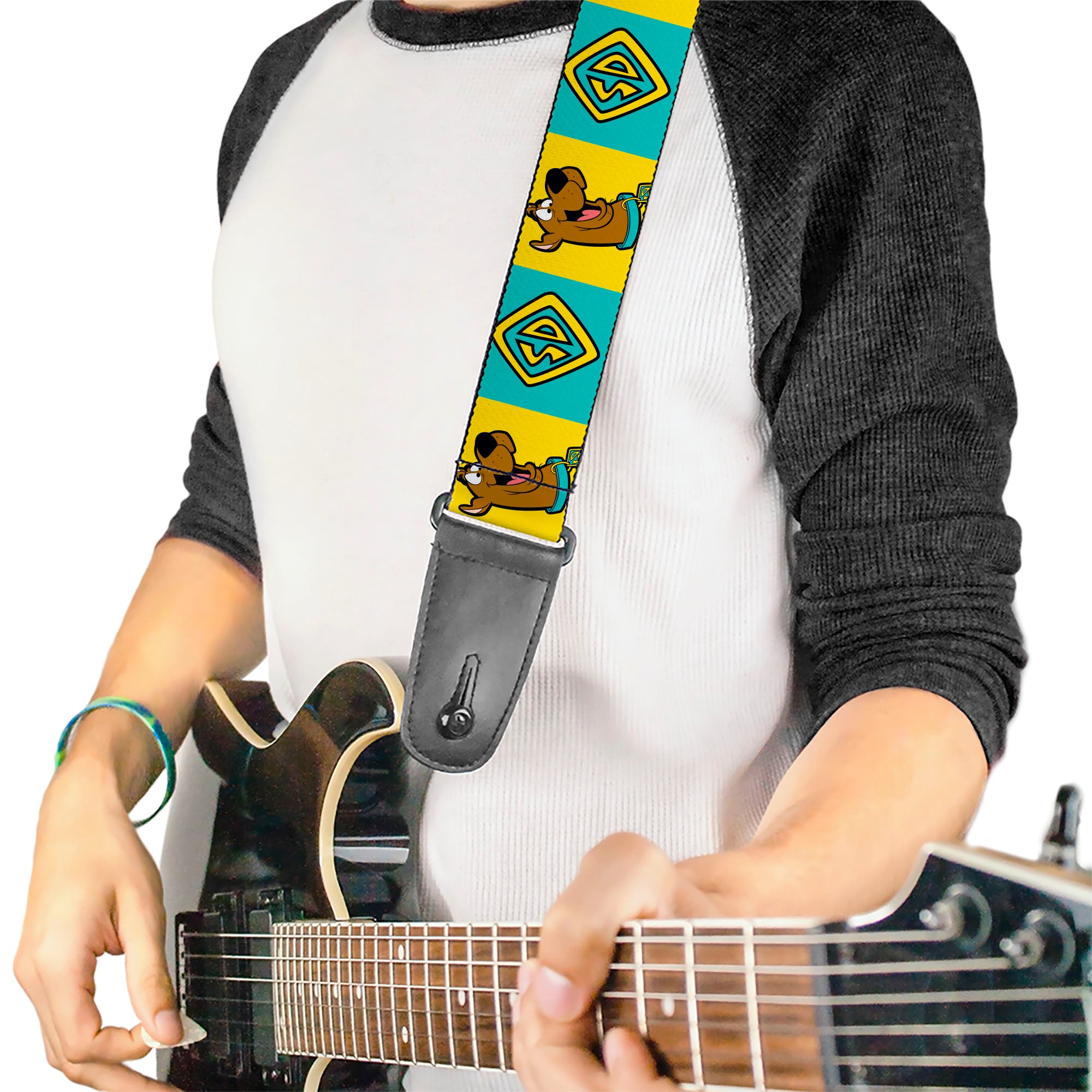 Buckle Down Scooby Doo Pose Dog Collar Guitar Strap