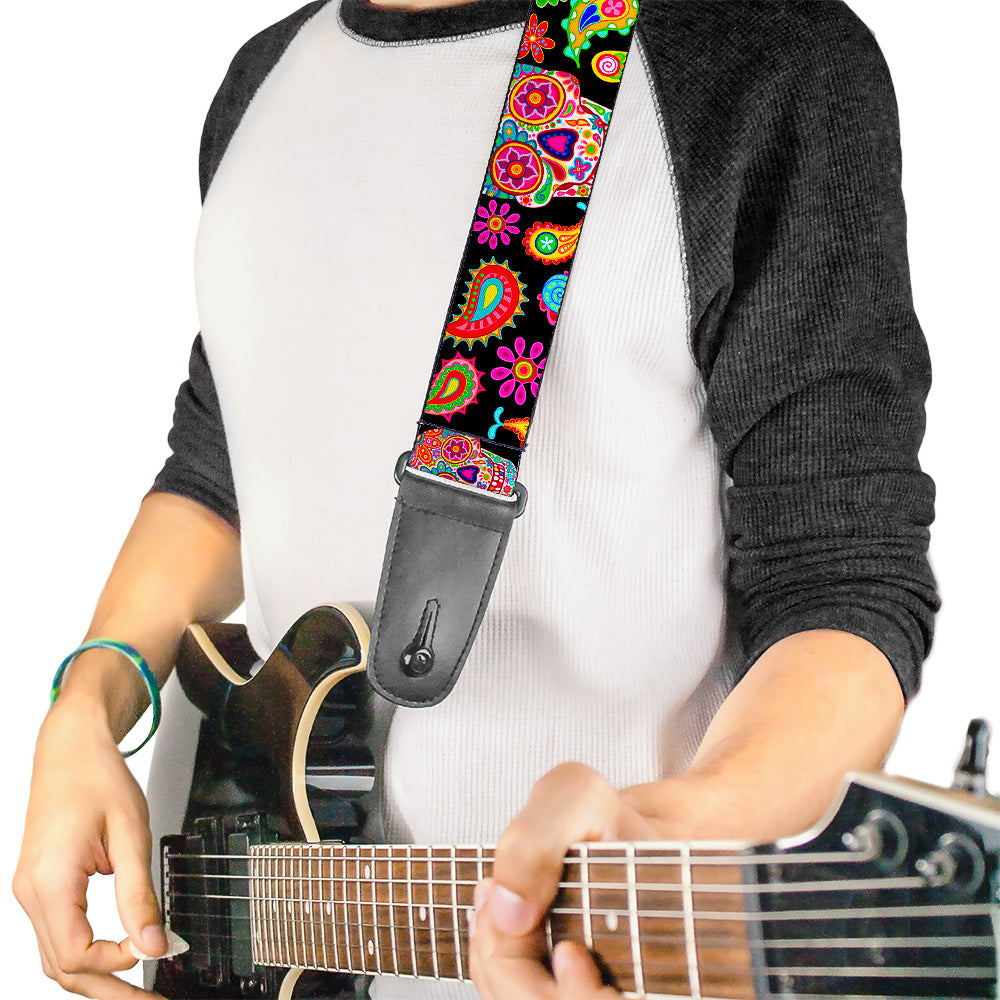 Buckle Down Thaneeya Mcardle Bobo Sugar Skull Guitar Strap