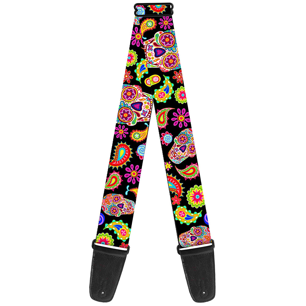 Buckle Down Thaneeya Mcardle Bobo Sugar Skull Guitar Strap