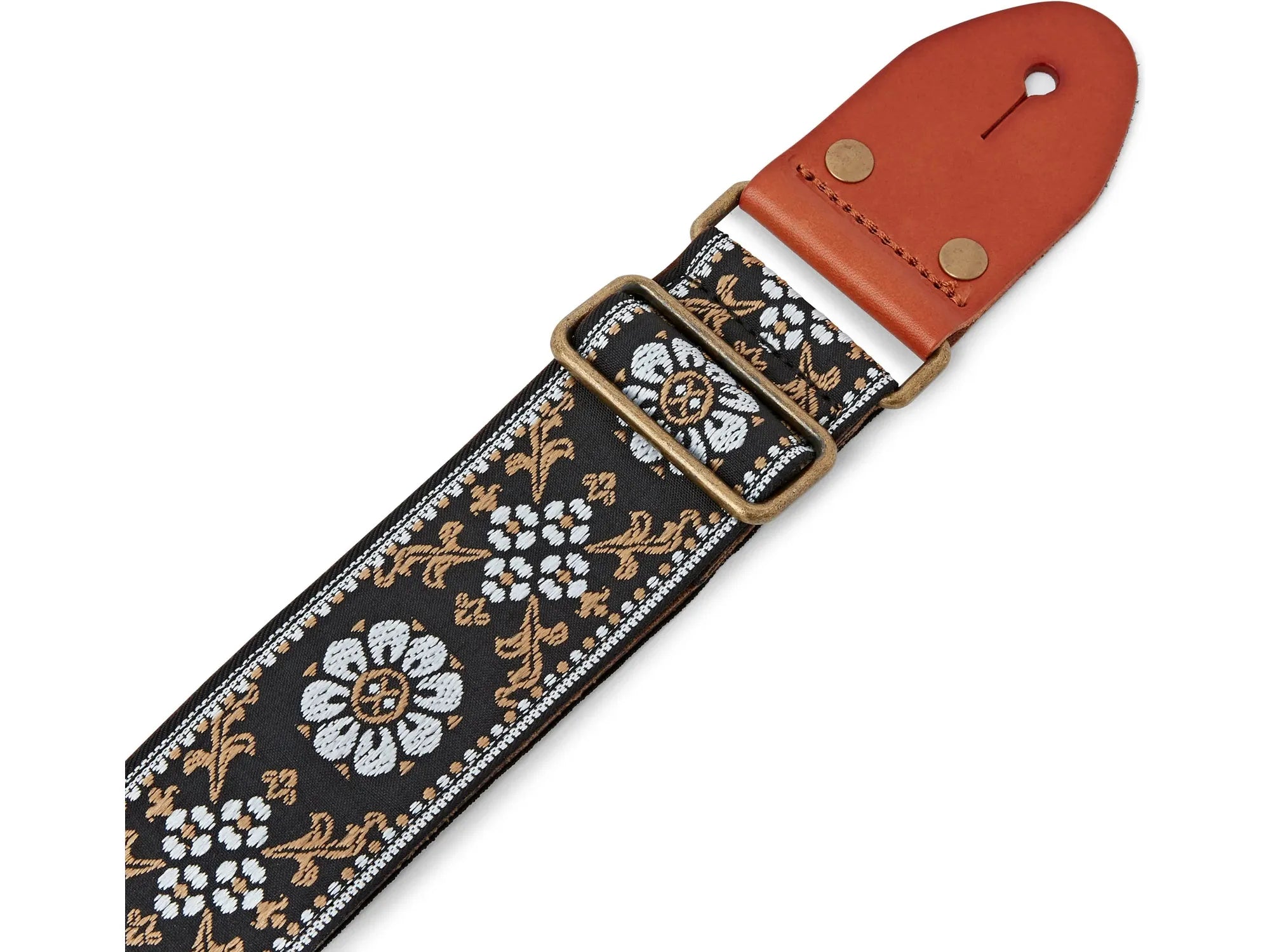 Isuzi GT-59 Suede Pattern Guitar Strap