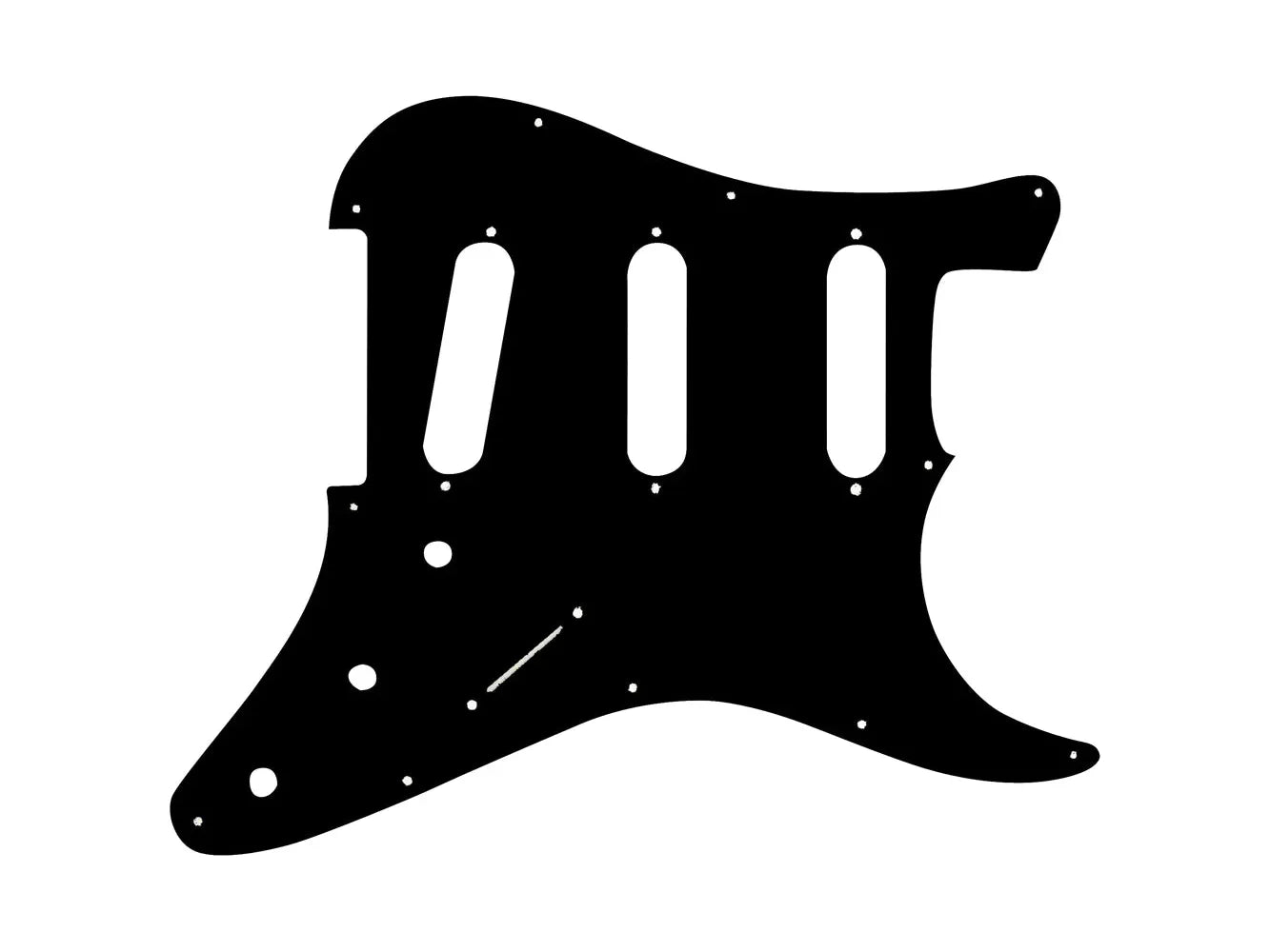 Guitar Tech Scratchplate ~ S-style ~ Black